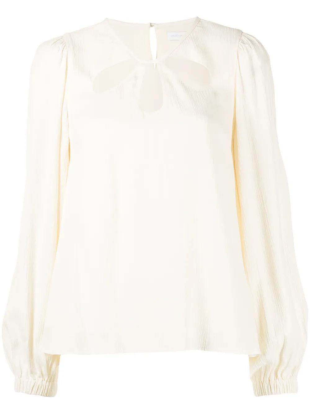 Louie Crinkle Cut-Out Top