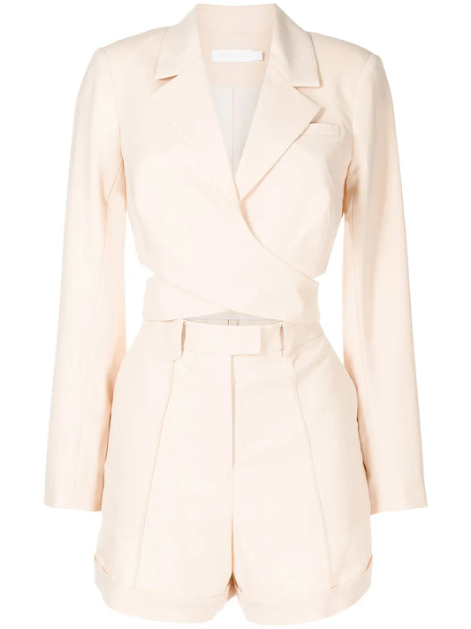 Nella Tailored Wrap Playsuit