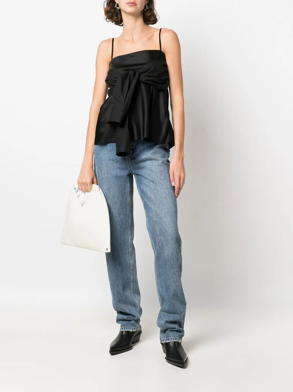 Tie-Fastening Slip Top