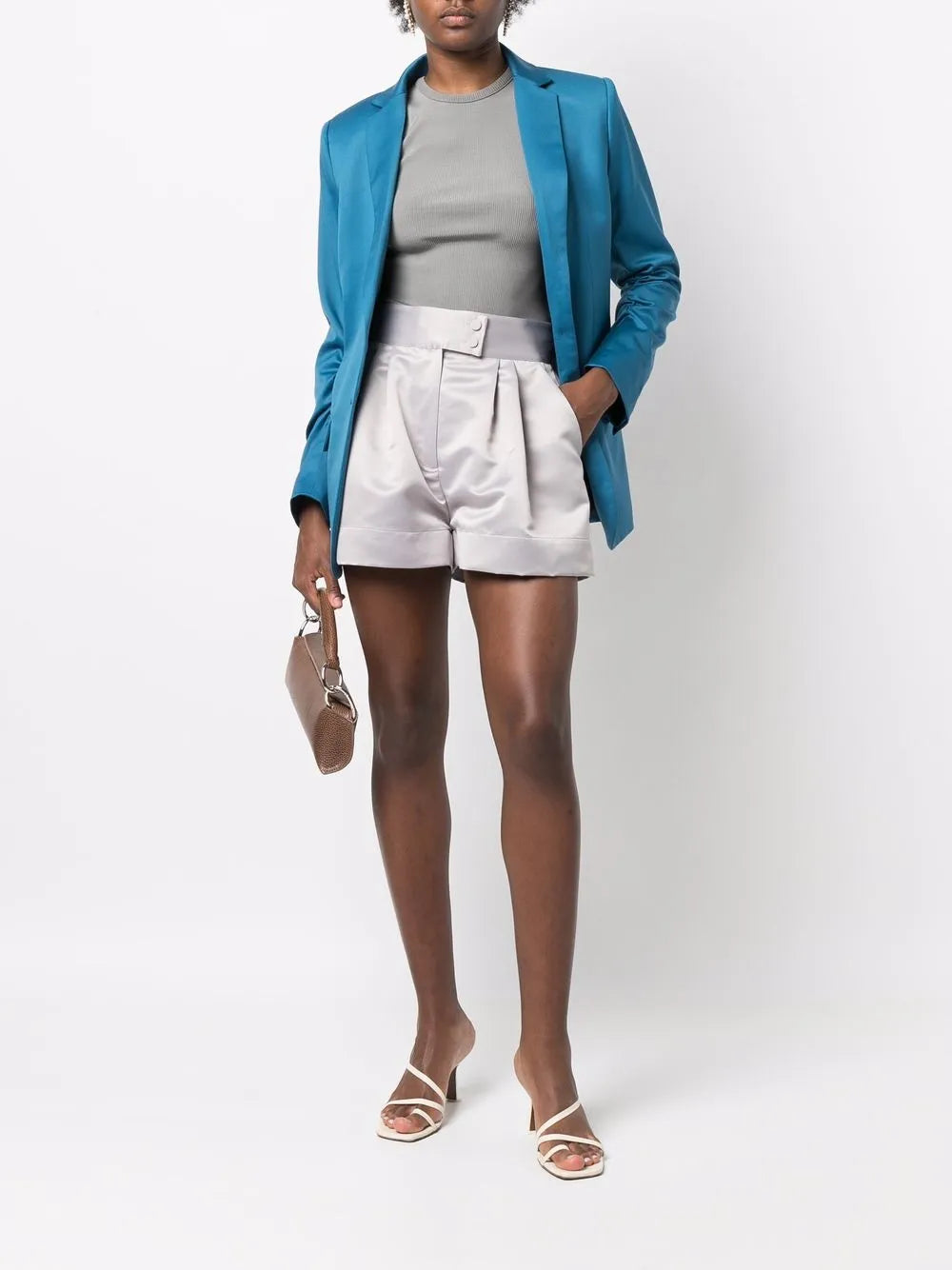 High-Waist Wide-Leg Shorts
