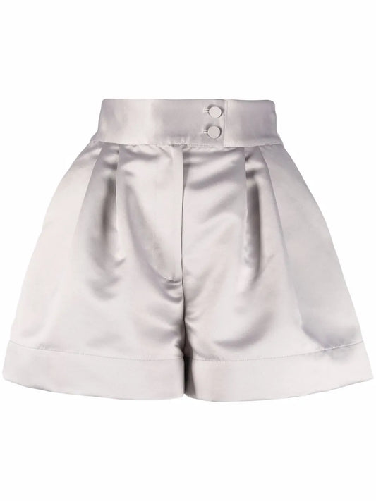 High-Waist Wide-Leg Shorts