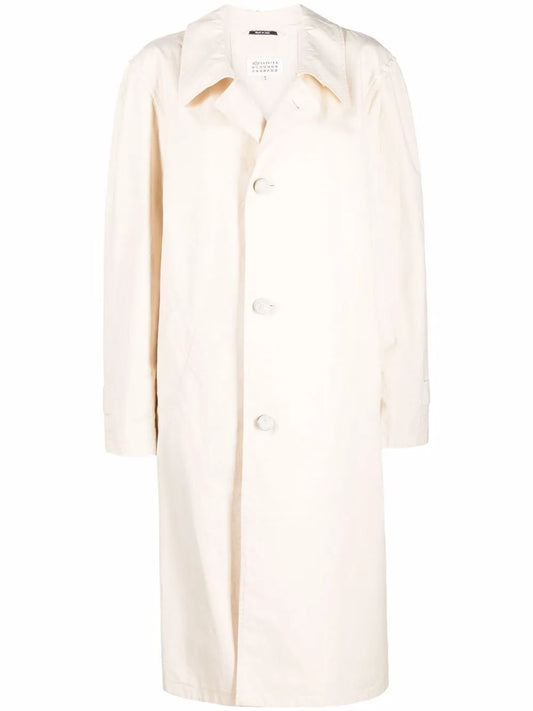 Single-Breasted Midi Coat
