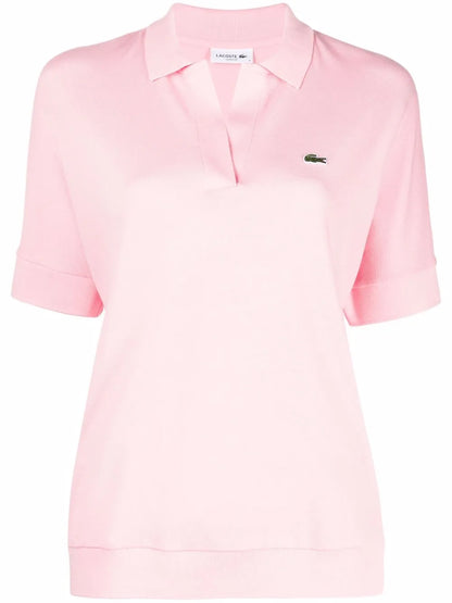Logo-Patch Short-Sleeve Polo Shirt