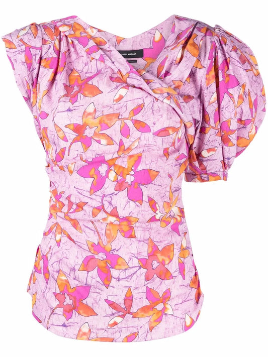 Madinea Floral-Print Blouse