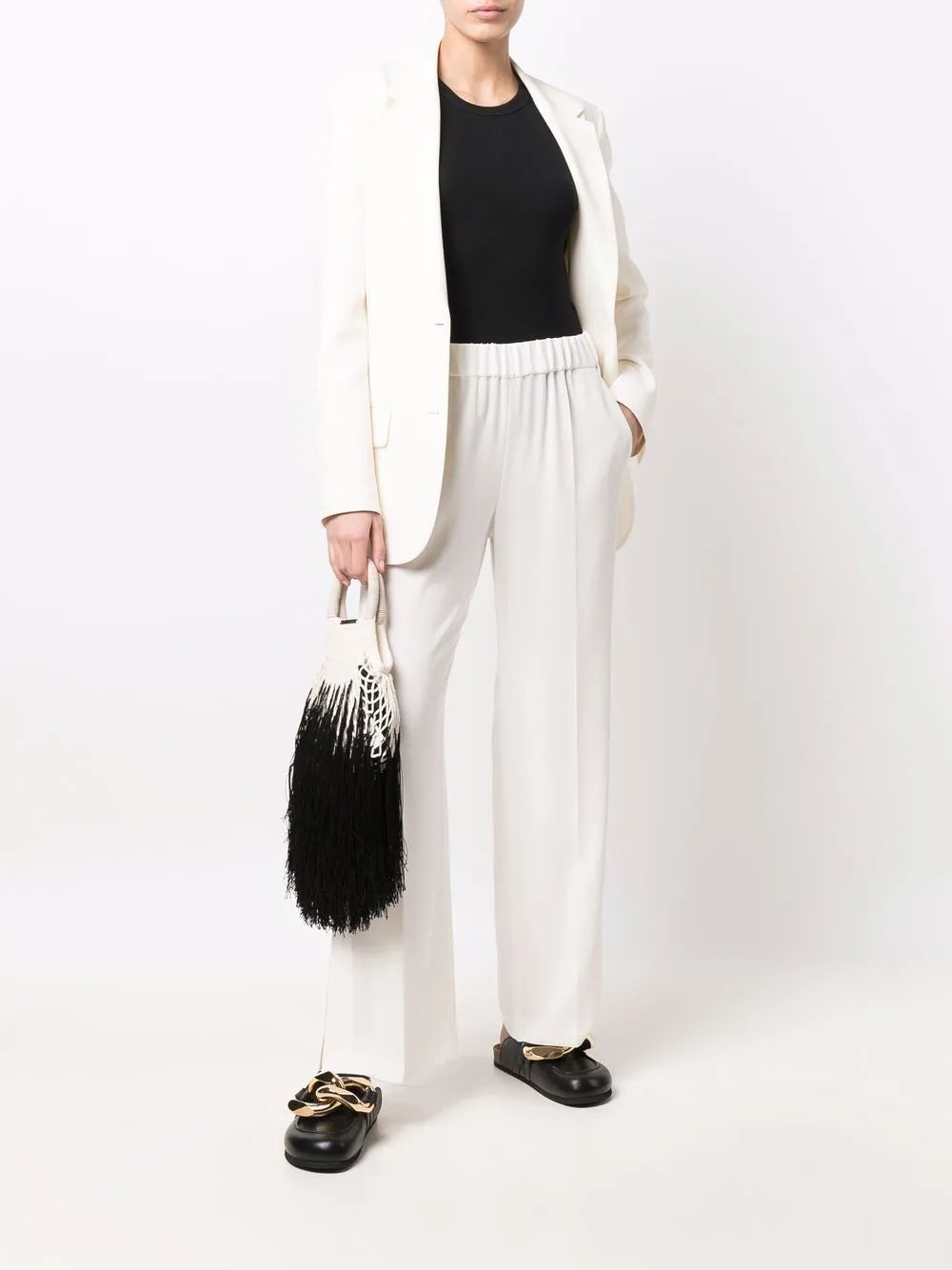 High-Waist Wide-Leg Trousers