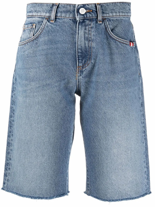 Haley Knee-Length Denim Shorts