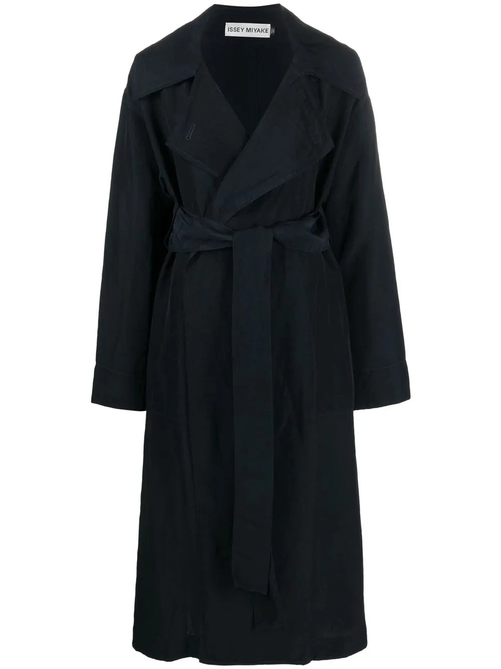 Single-Breasted Belted Coat