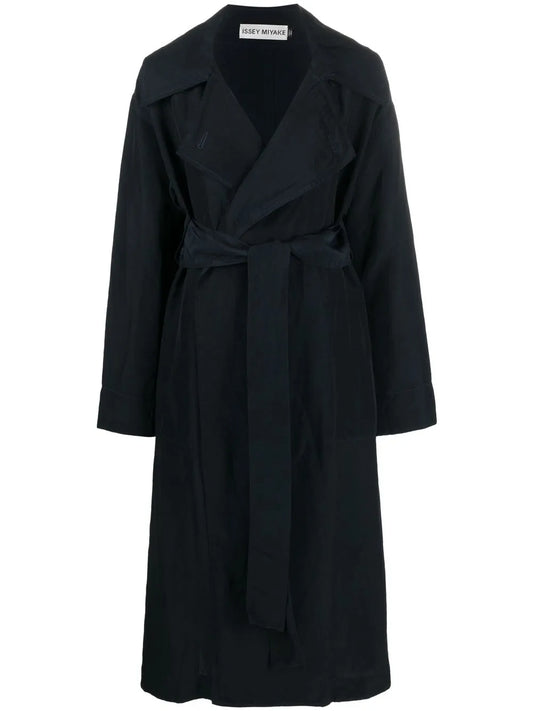 Single-Breasted Belted Coat