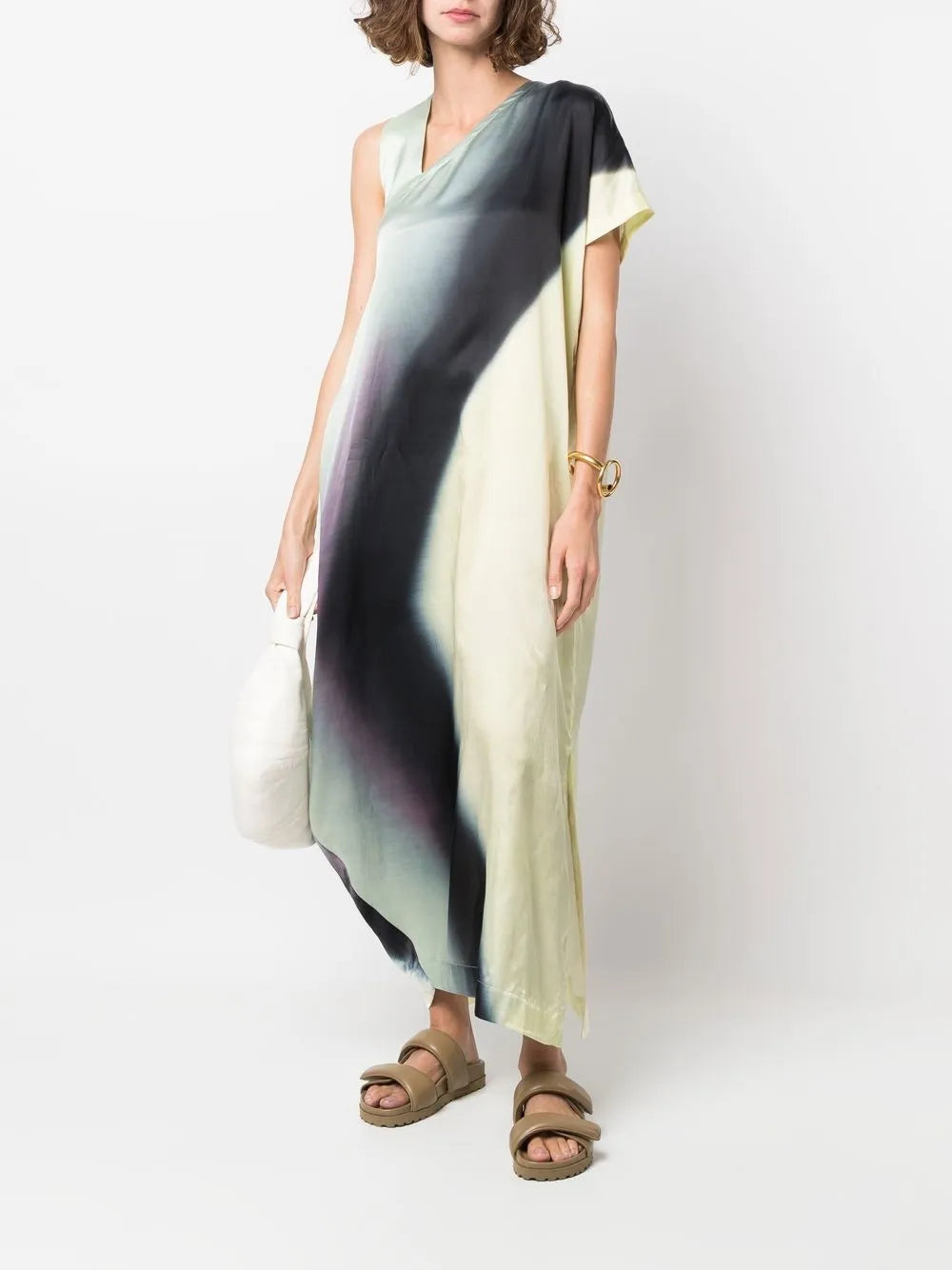 Asymmetric-Design Long Dress
