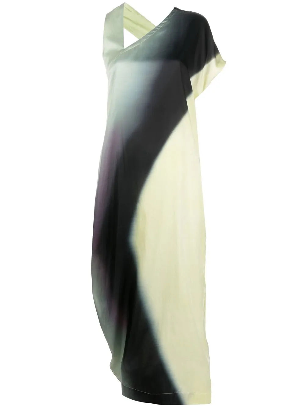 Asymmetric-Design Long Dress