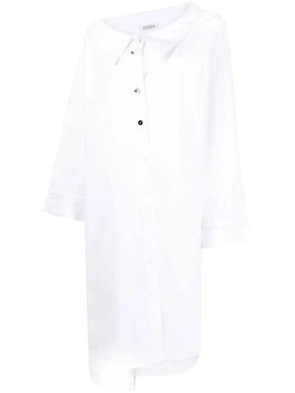 Button-Up Shirt Midi Dress
