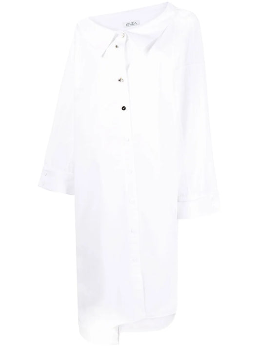 Button-Up Shirt Midi Dress