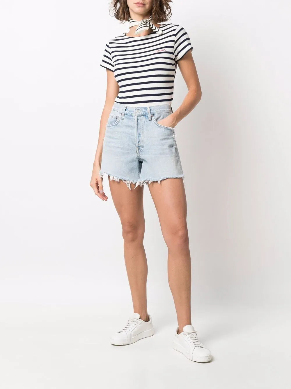 Organic-Cotton Striped T-Shirt