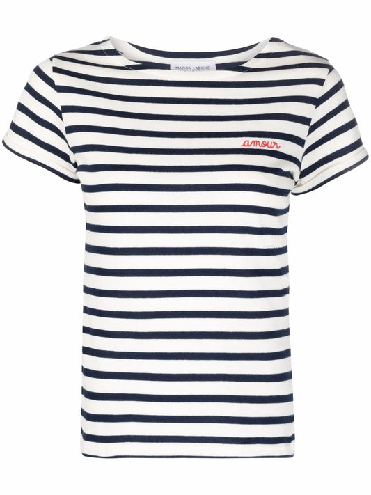 Organic-Cotton Striped T-Shirt