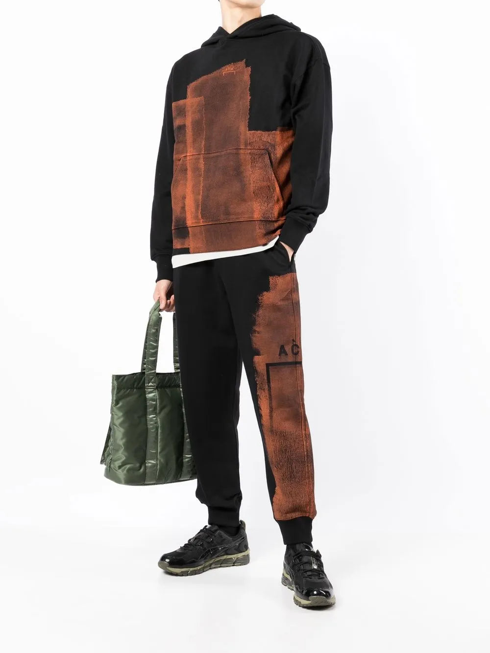Logo Bleach Style Track Pants
