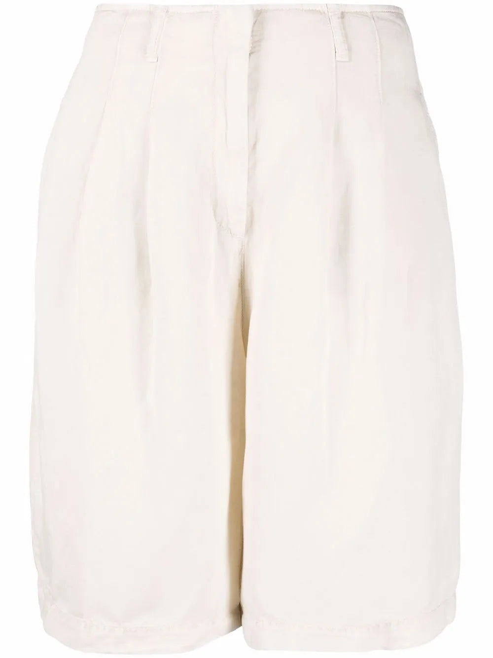Pleat-Detail Tailored Shorts