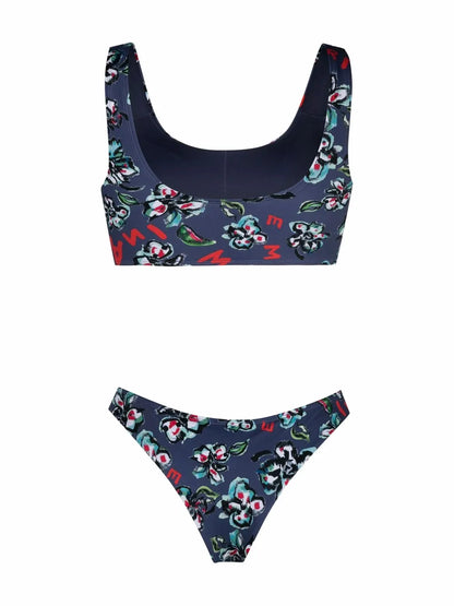 Floral-Print Bikini