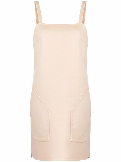 Sleeveless Square Neck Dress