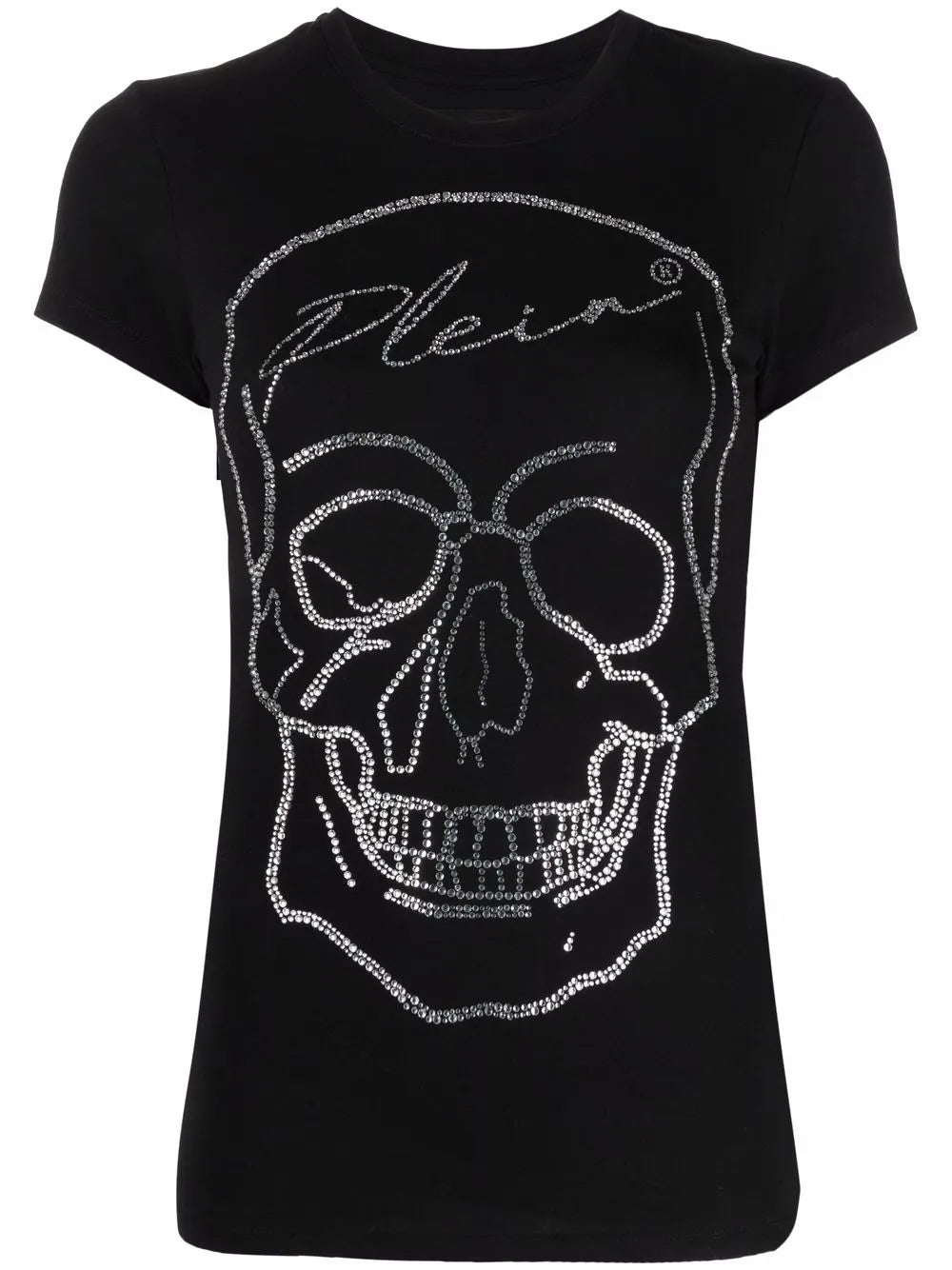 Skull-Detail Short-Sleeved T-Shirt