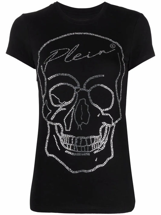 Skull-Detail Short-Sleeved T-Shirt