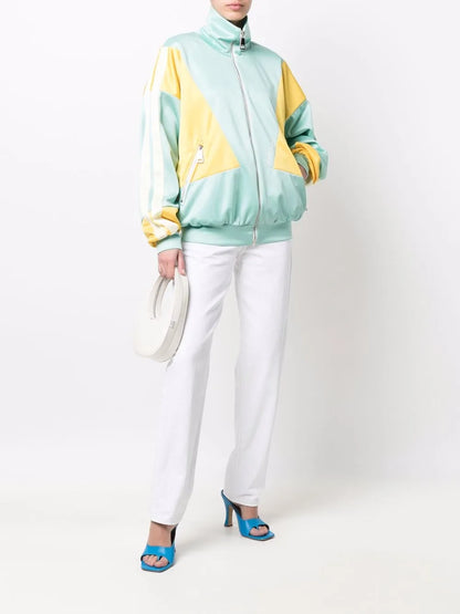 Panelled Zip-Up Track Jacket