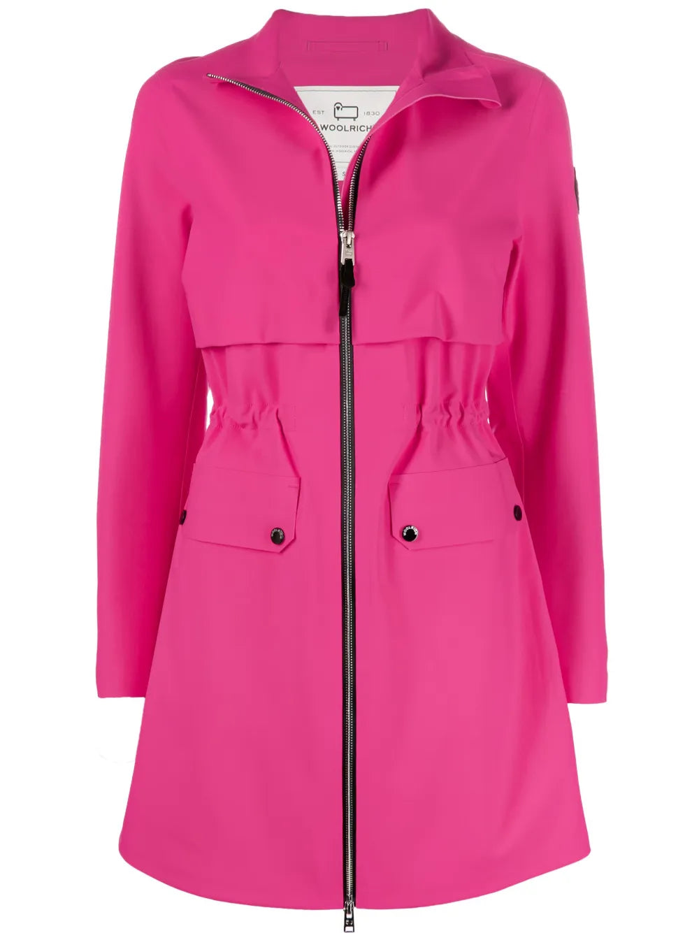 Zip-Fastening Short Coat