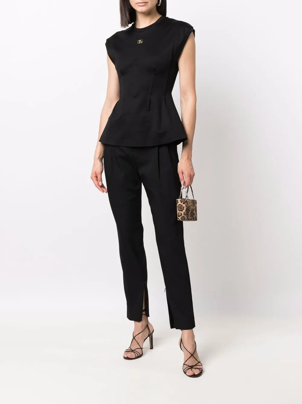 Tailored Mid-Rise Trousers