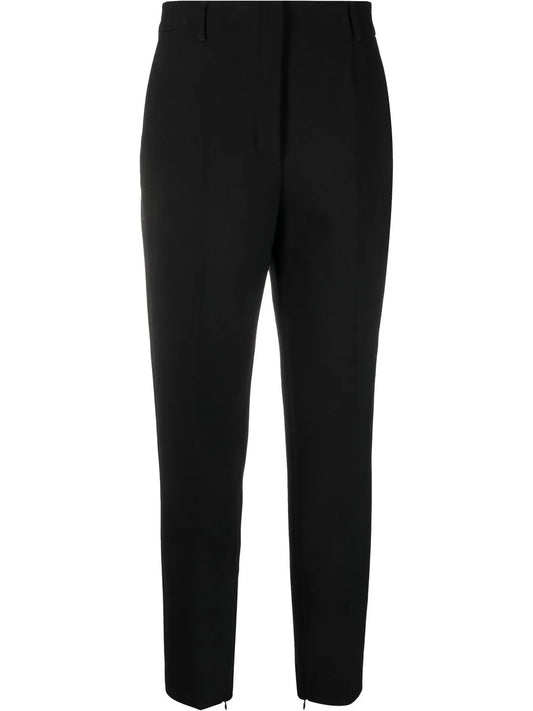 High-Waisted Cigarette Trousers