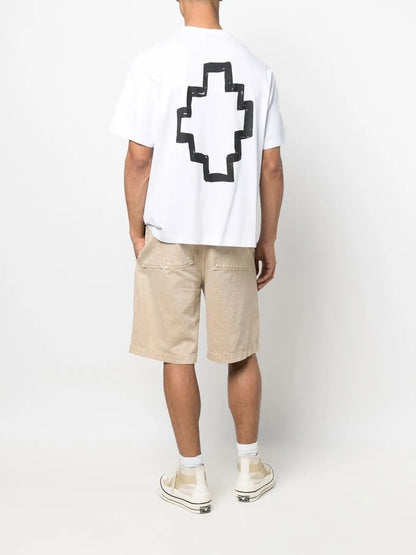 Cross Over Cotton T-Shirt
