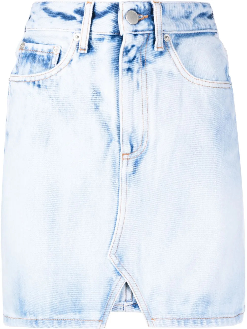 High-Waisted Denim Skirt