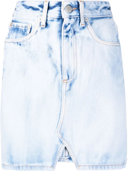 High-Waisted Denim Skirt