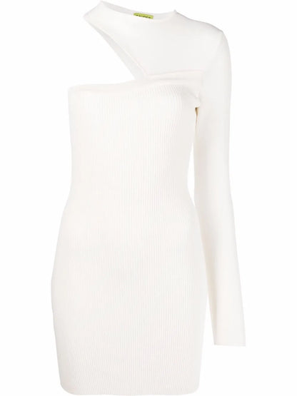 One-Shoulder Fitted Dress