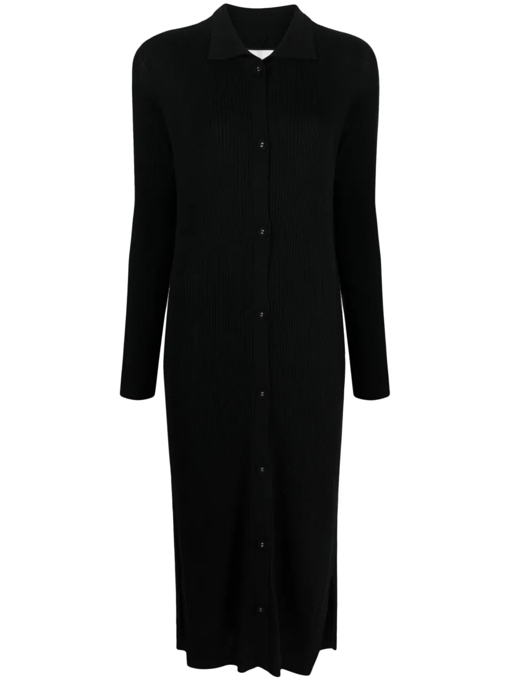 Ribbed-Knit Midi Dress