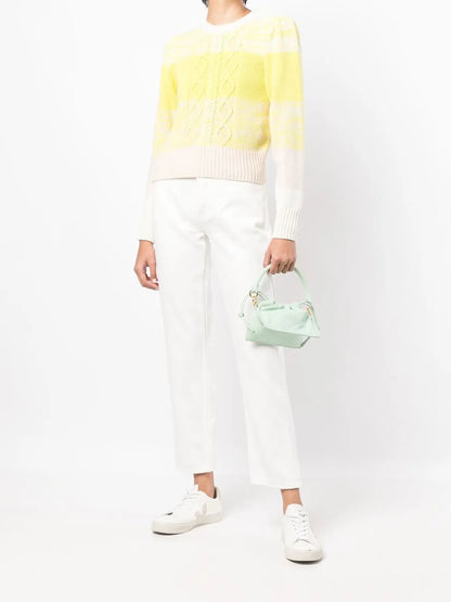 Cropped Straight-Leg Jeans
