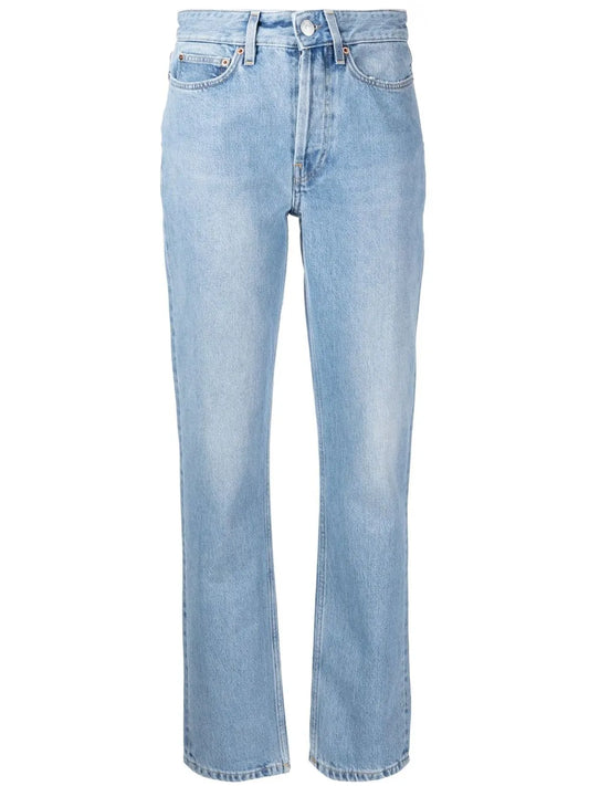 Straight-Leg Organic Cotton Jeans