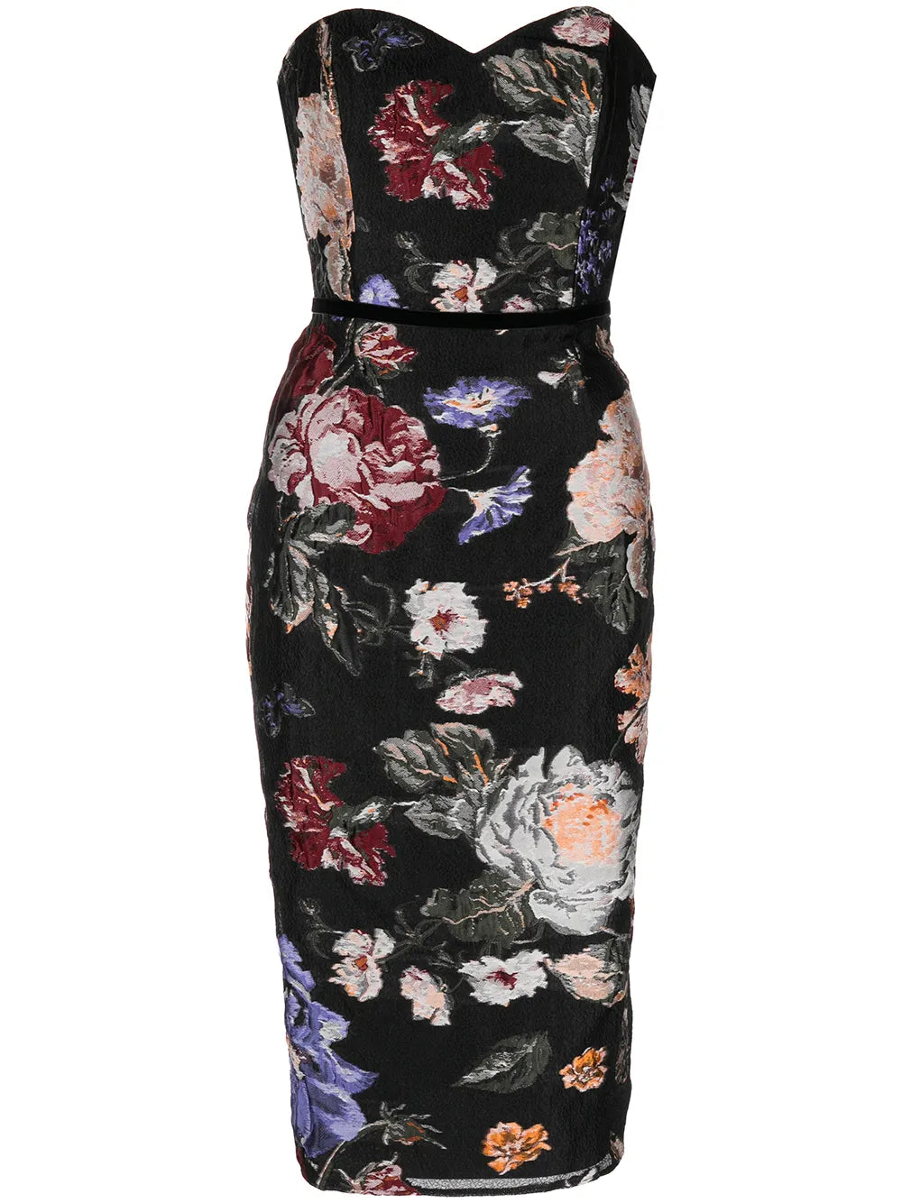 Floral Fil-Coupé Dress