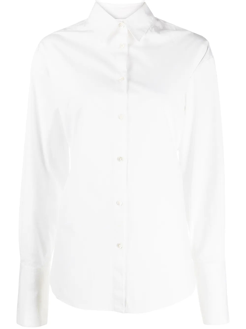 Buckle-Fastened Cotton Shirt