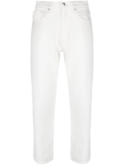 Cropped Straight-Leg Jeans