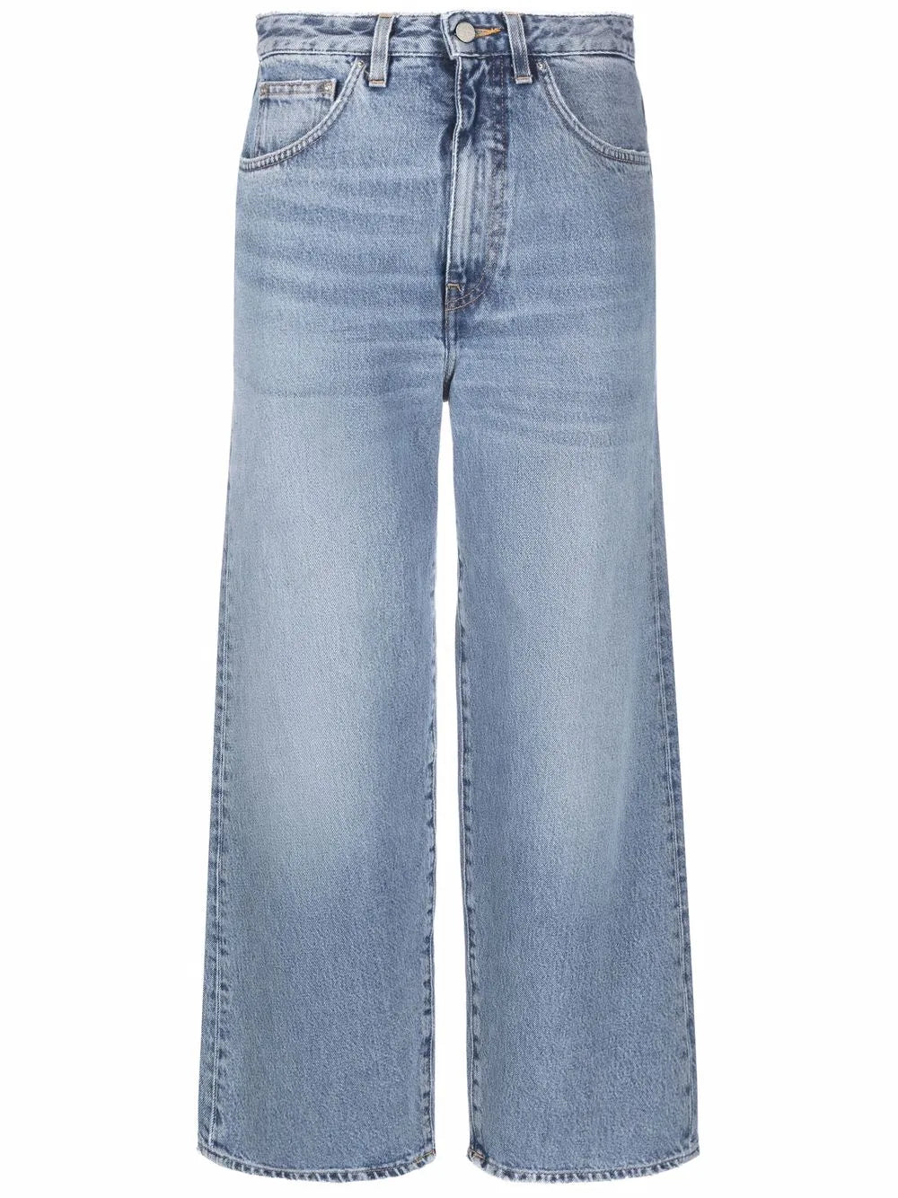 High-Waisted Wide-Leg Jeans