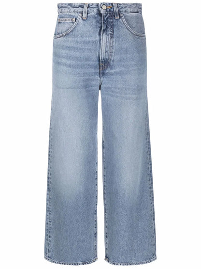 High-Waisted Wide-Leg Jeans