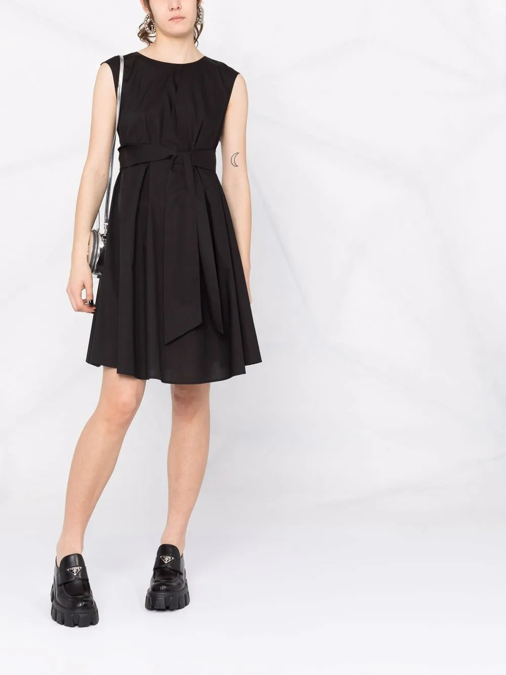 Waist-Tie A-Line Dress