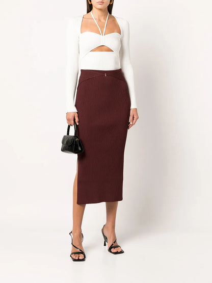 Alexia Cut-Out Detail Knitted Top