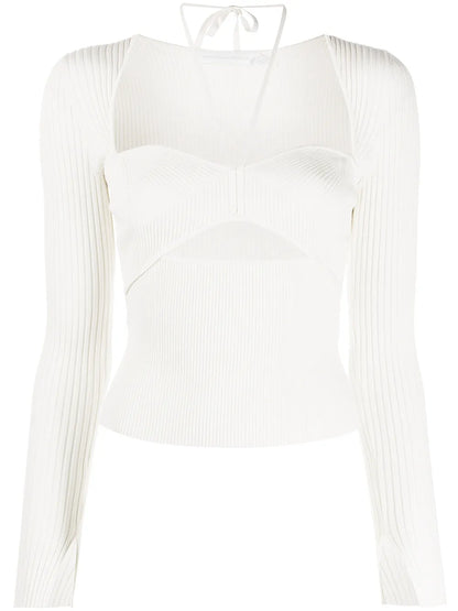 Alexia Cut-Out Detail Knitted Top