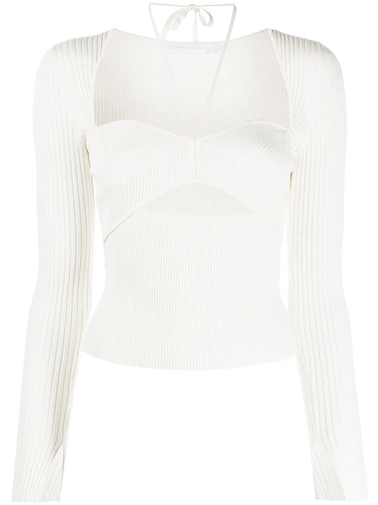 Alexia Cut-Out Detail Knitted Top