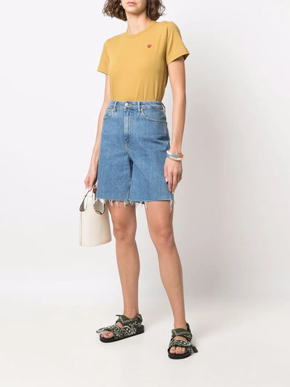 Cotton Embroidered-Logo T-Shirt