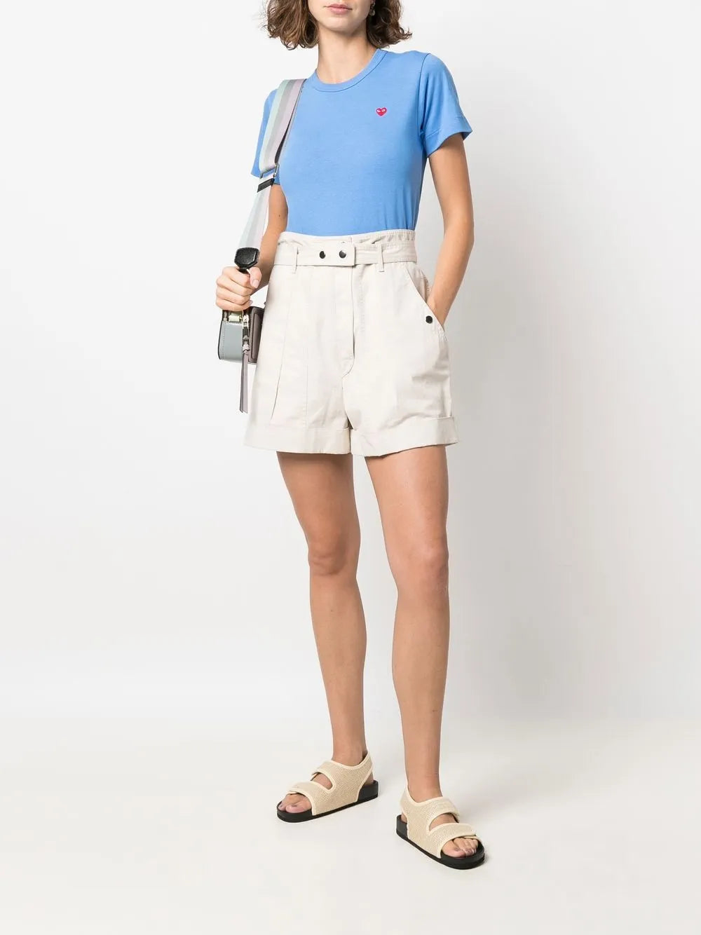 Cotton Embroidered-Logo T-Shirt