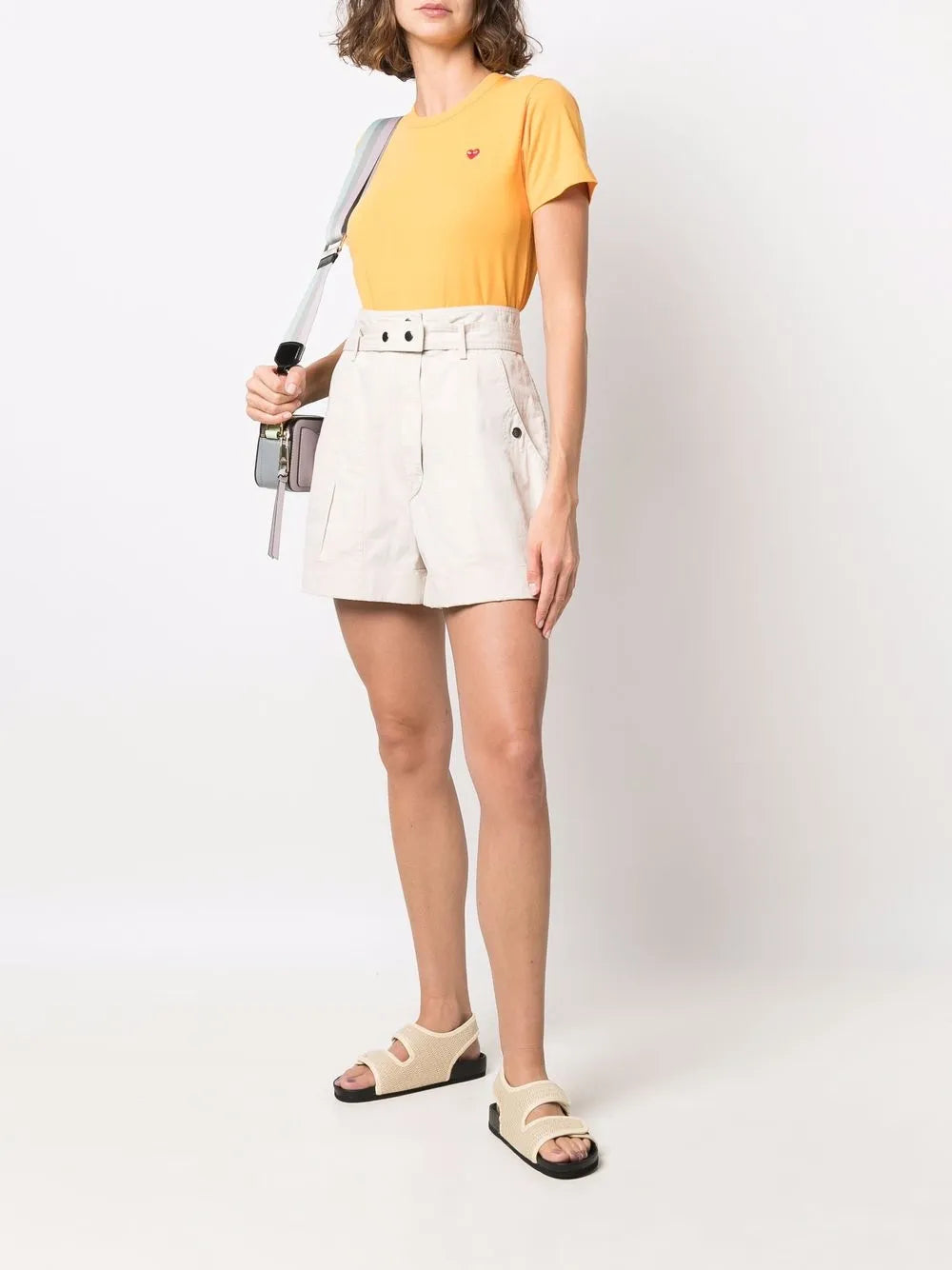 Cotton Embroidered-Logo T-Shirt