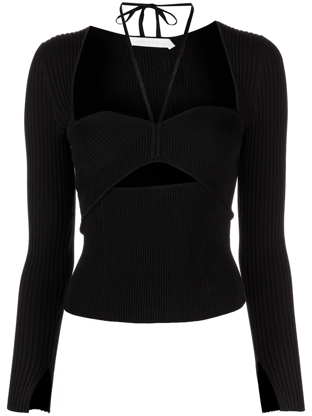 Alexia Cut-Out Ribbed Top