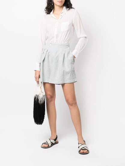 Tweed High-Waisted Shorts