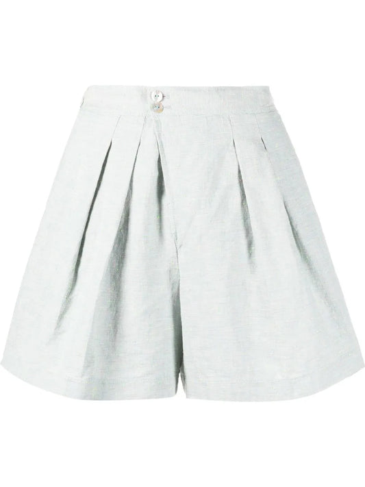 Tweed High-Waisted Shorts